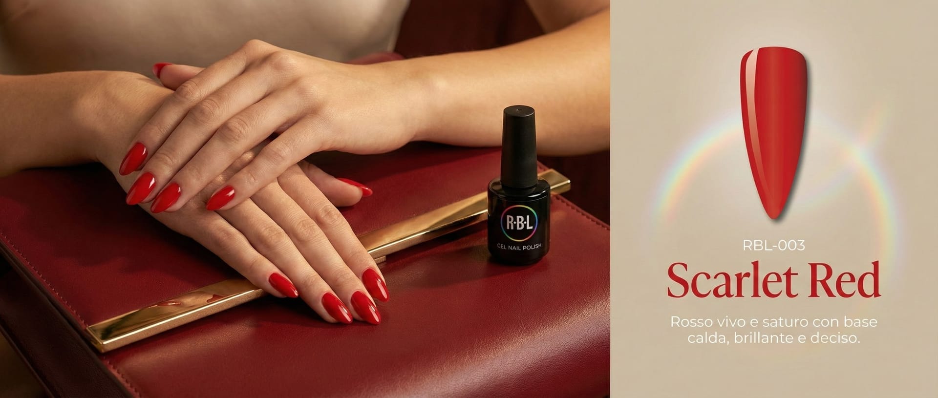 Scarlet Red — smalto gel RBL RBL-003