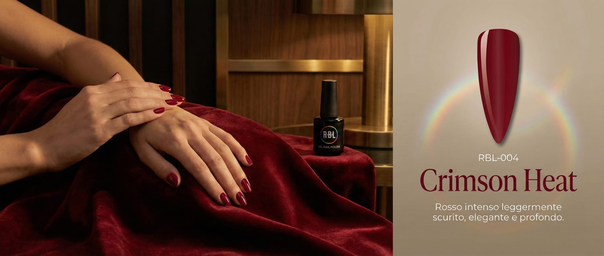 Crimson Heat — smalto gel RBL RBL-004