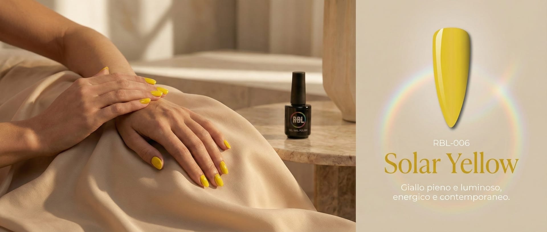 Solar Yellow — smalto gel RBL RBL-006
