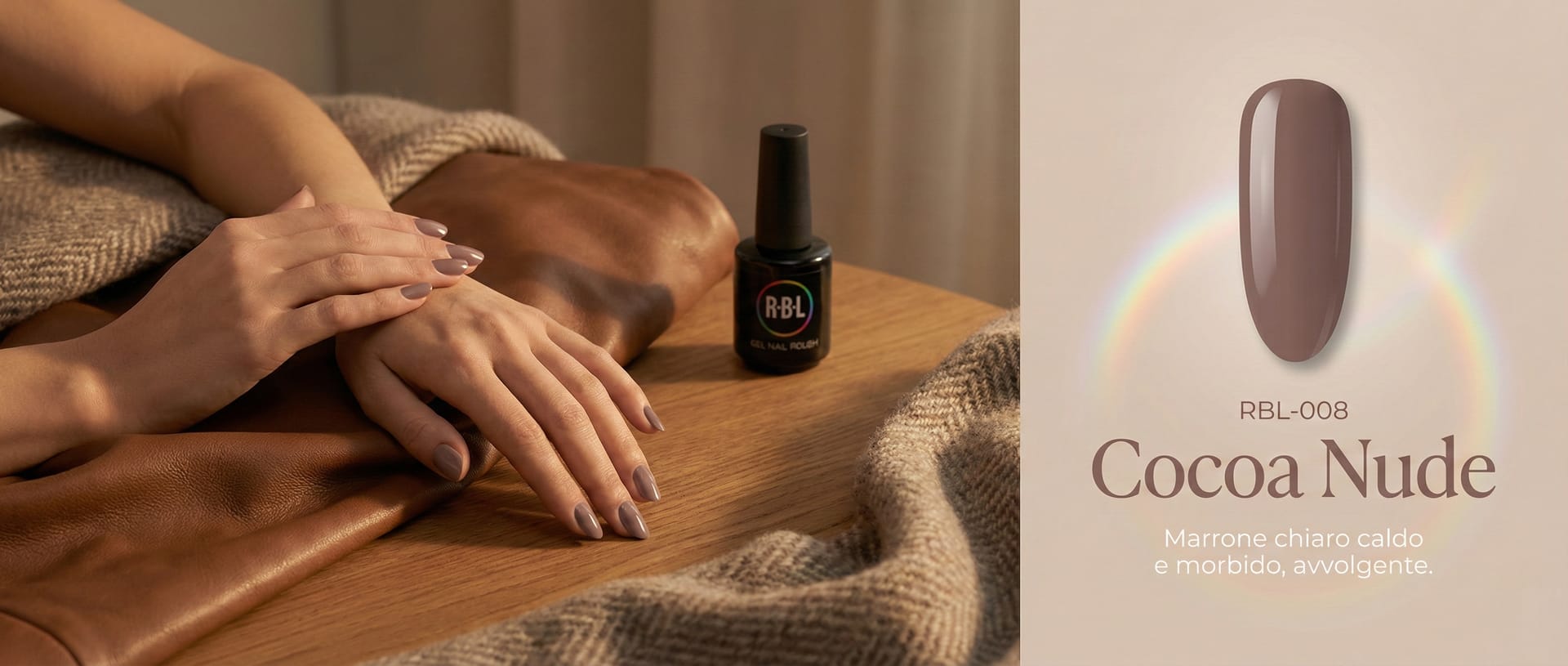 Cocoa Nude — smalto gel RBL RBL-008