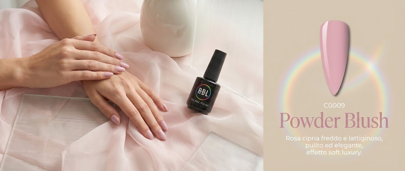 Powder Blush — smalto gel RBL RBL-009