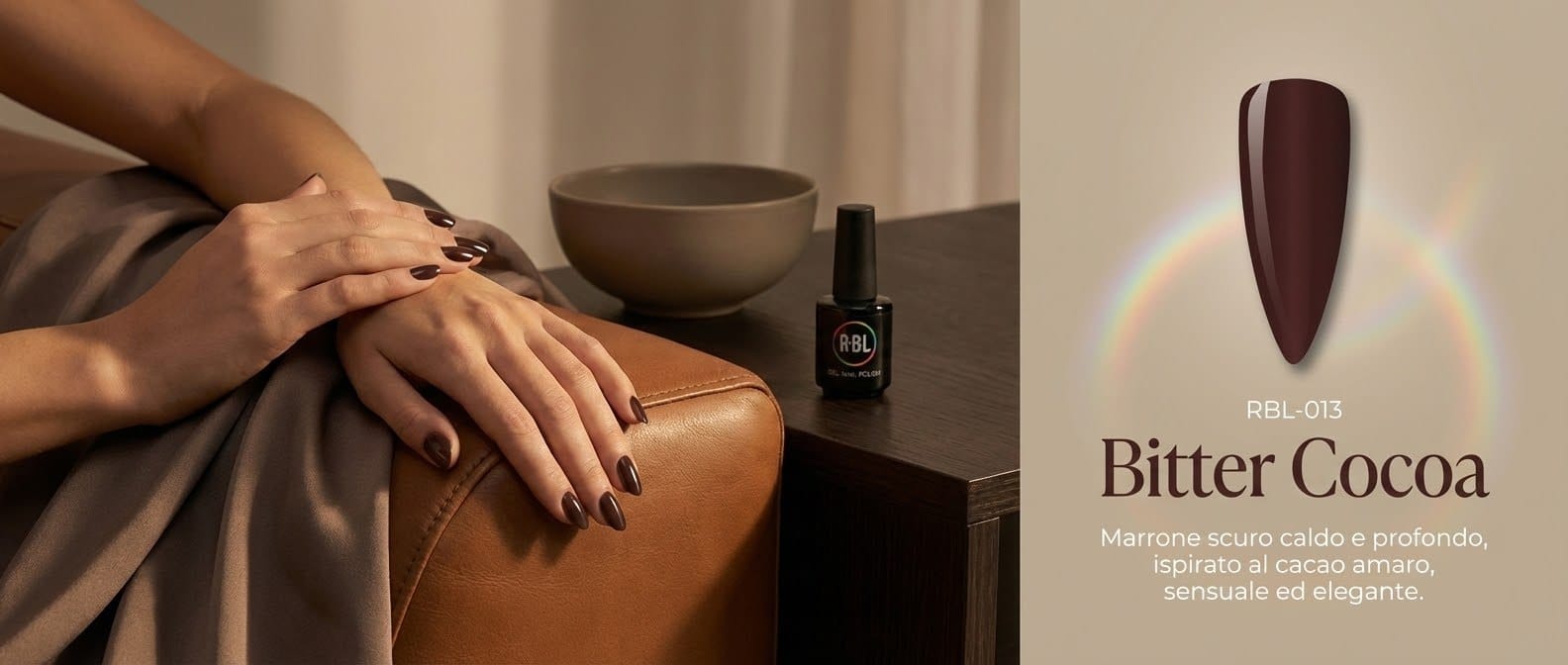 Bitter Cocoa — smalto gel RBL RBL-013