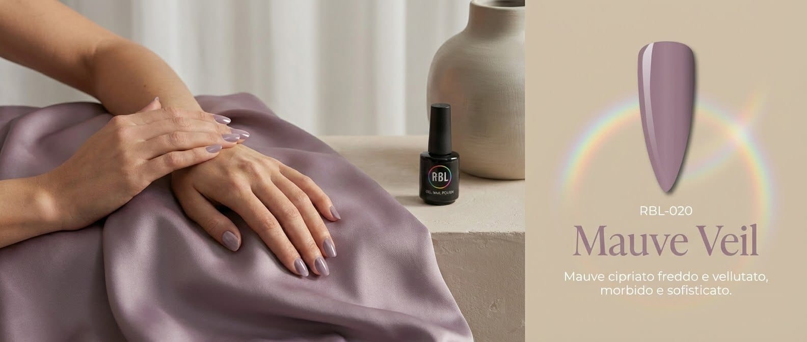 Mauve Veil — smalto gel RBL RBL-020