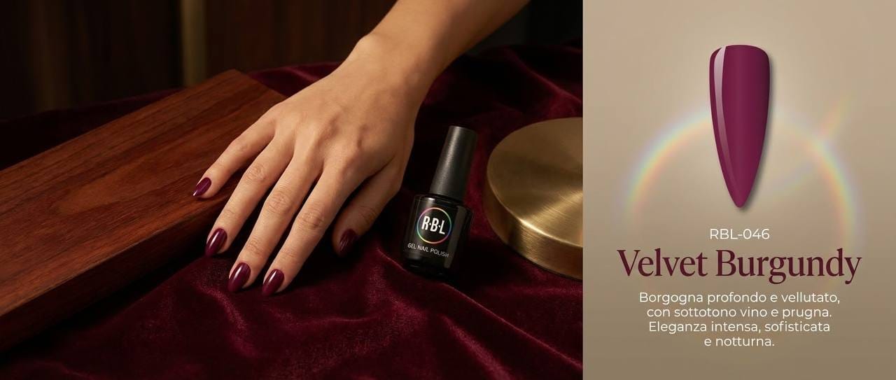 Velvet Burgundy — smalto gel RBL RBL-046