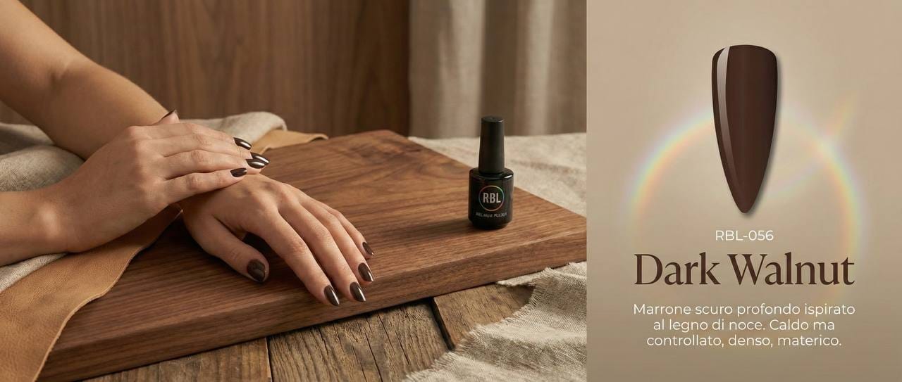 Dark Walnut Wood — smalto gel RBL RBL-056