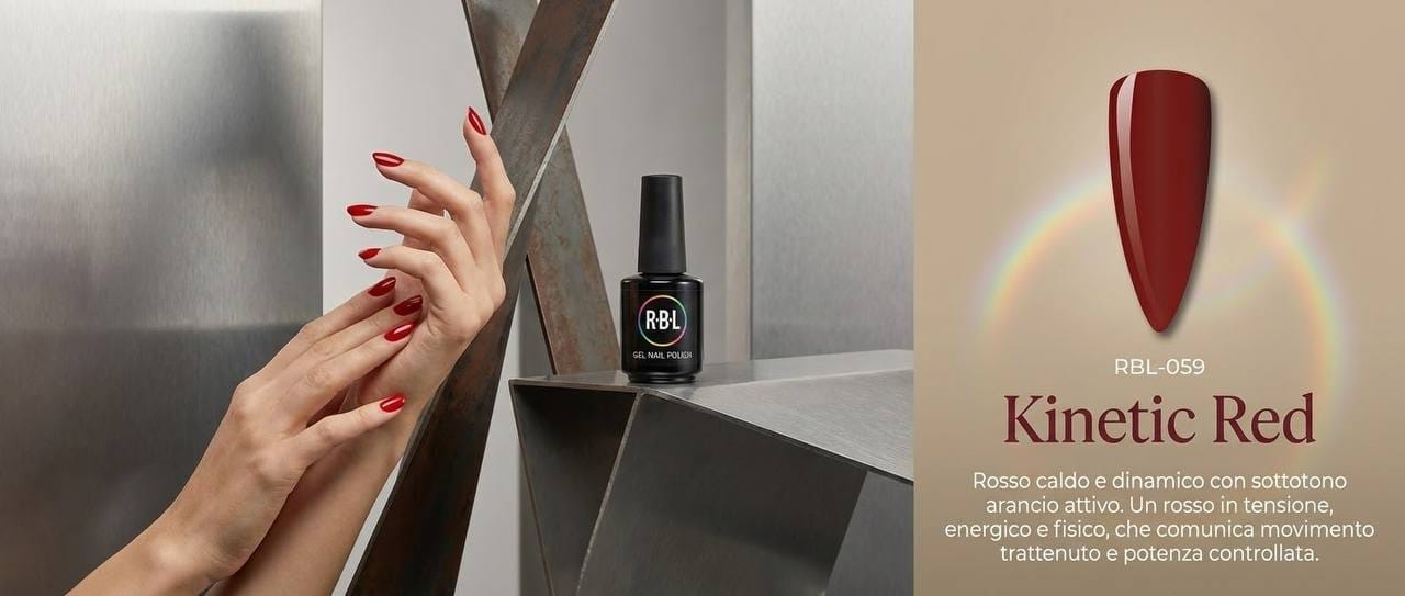 Kinetic Red — smalto gel RBL RBL-059