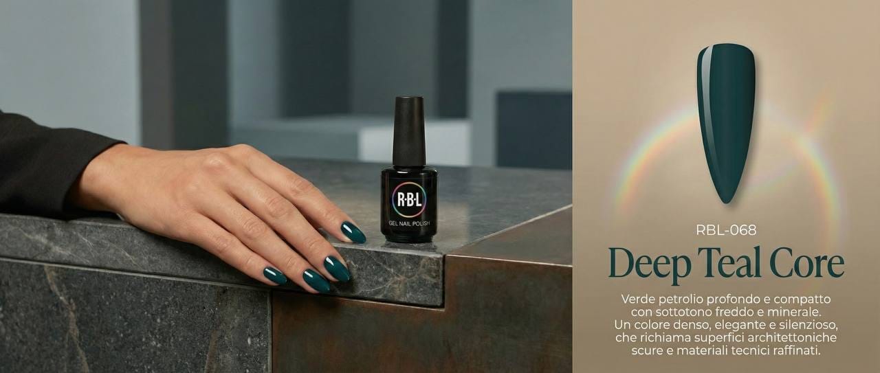 Deep Teal Core — smalto gel RBL RBL-068
