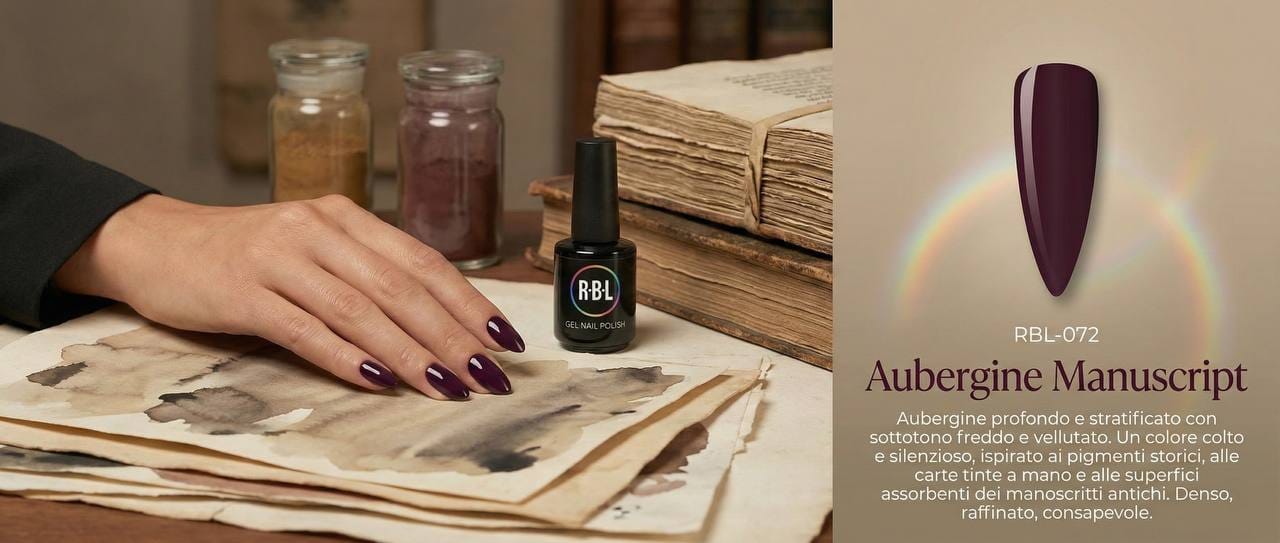 Aubergine Manuscript — smalto gel RBL RBL-072