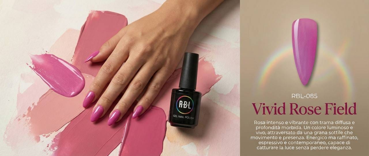 Vivid Rose Field — smalto gel RBL RBL-085