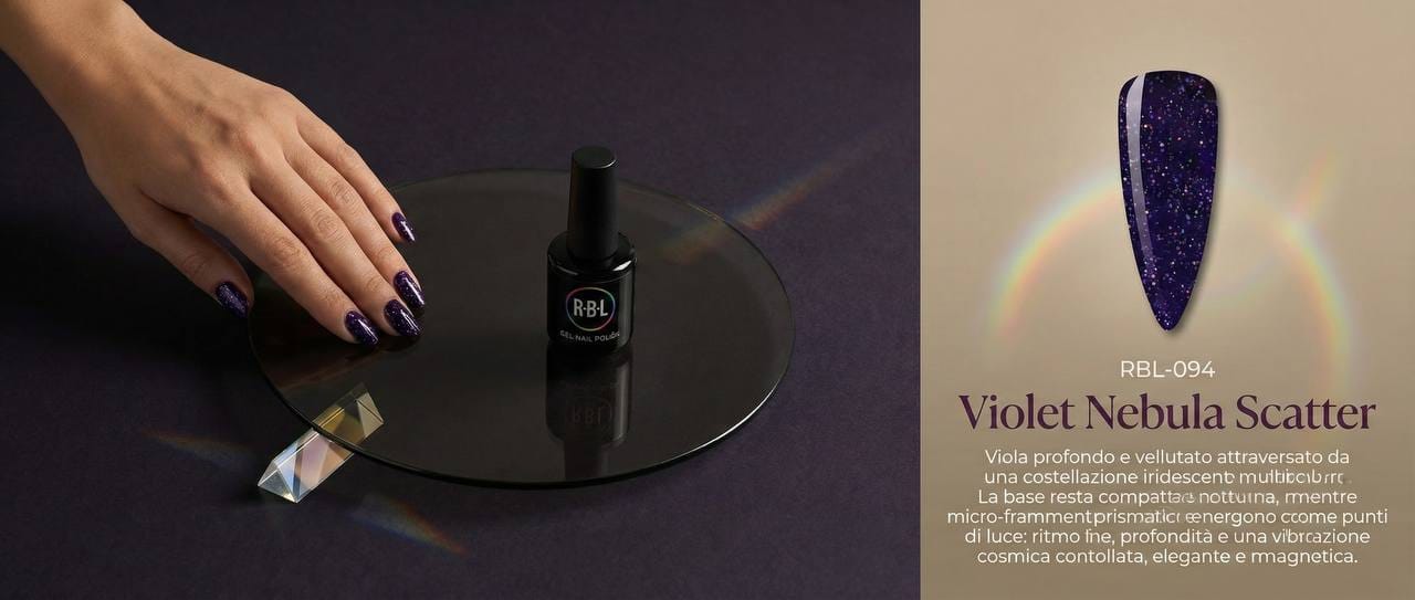 Violet Nebula Scatter — smalto gel RBL RBL-094