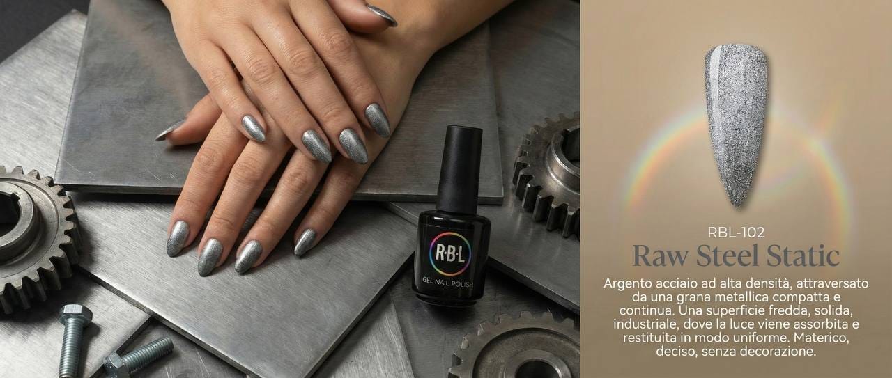 Raw Steel Static — smalto gel RBL RBL-102