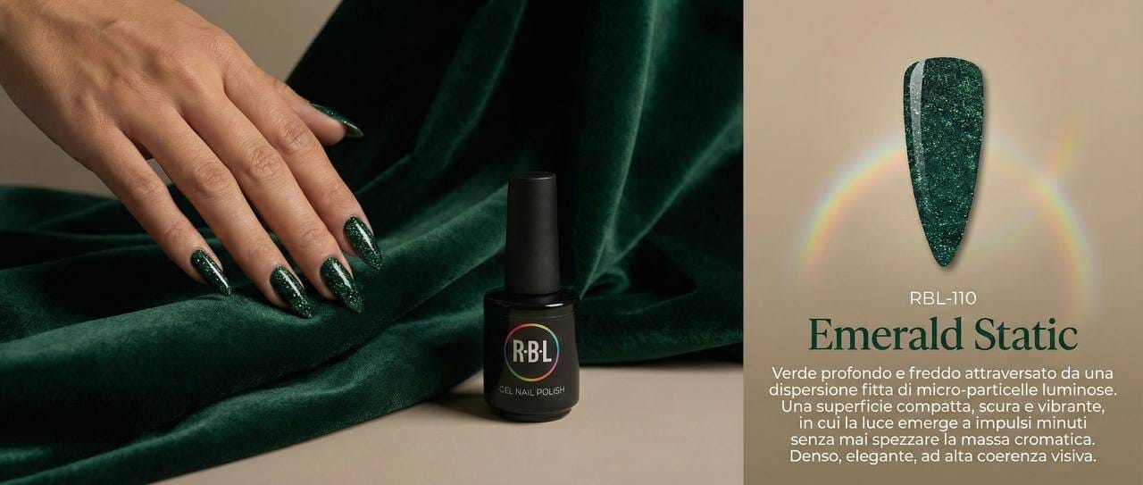 Emerald Static — smalto gel RBL RBL-110