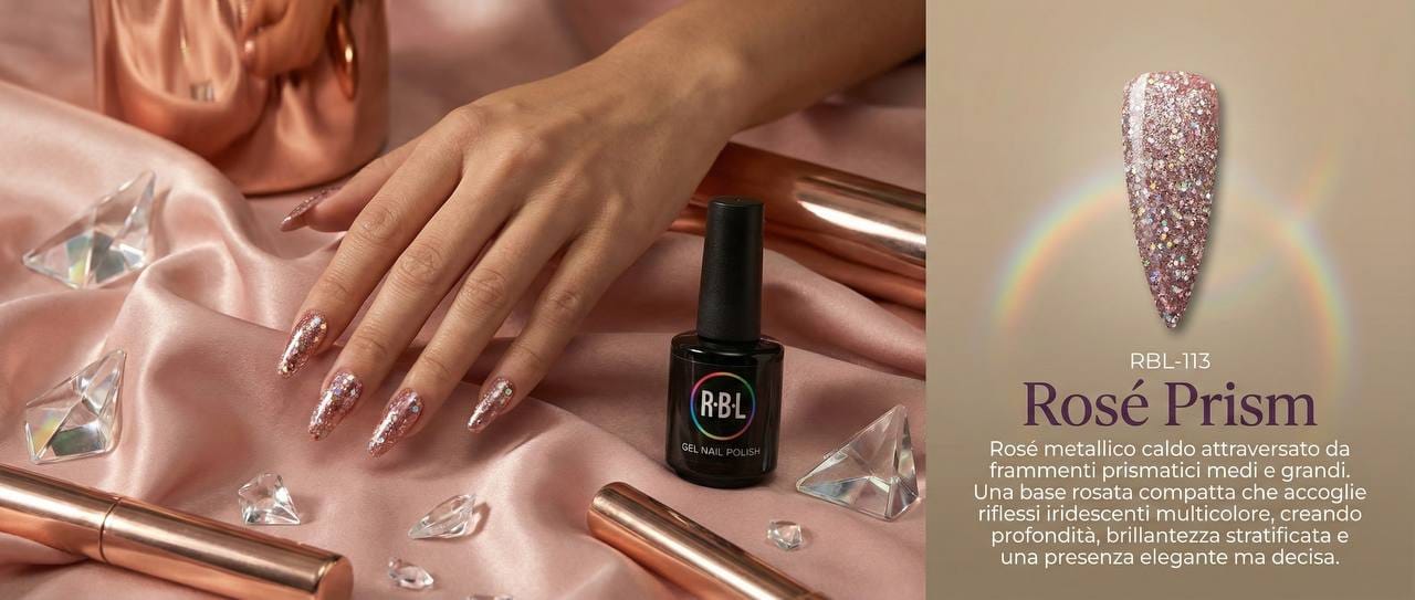 Rosé Prism — smalto gel RBL RBL-113