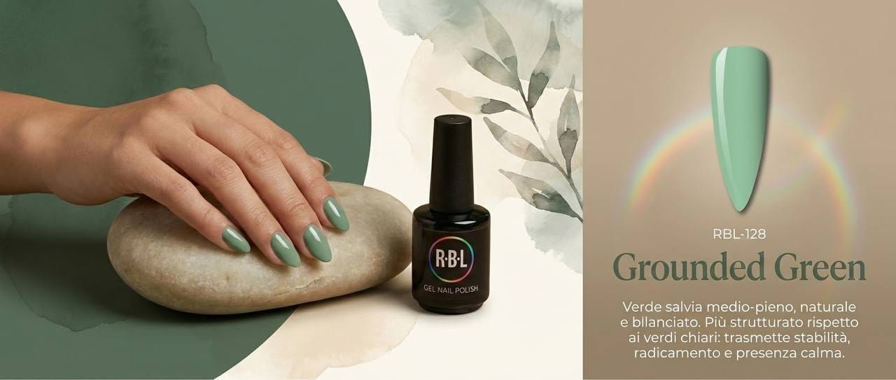 Grounded Green — smalto gel RBL RBL-128