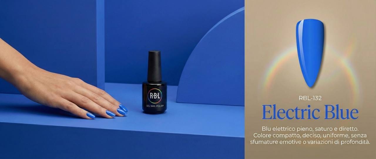 Electric Blue — smalto gel RBL RBL-132