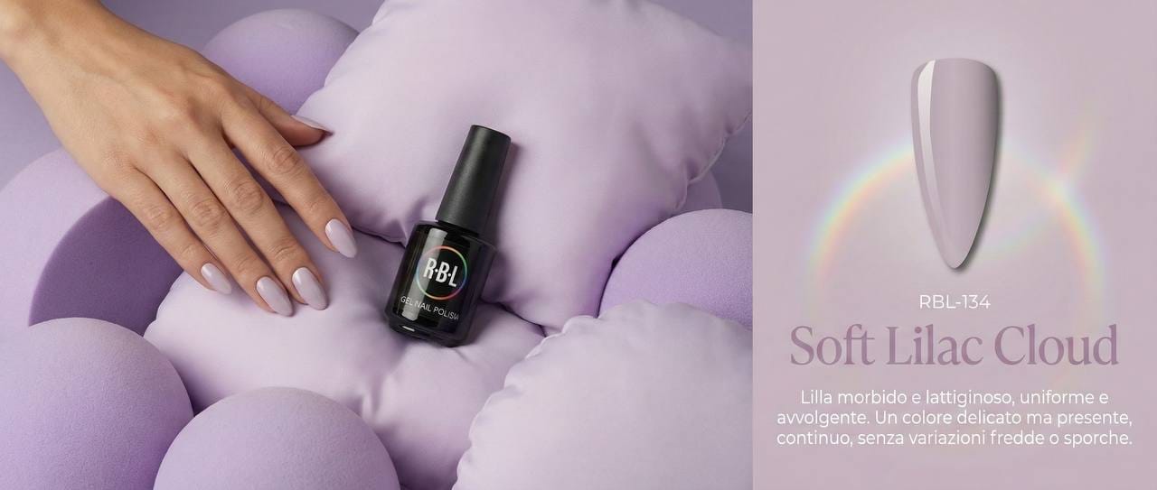 Soft Lilac Cloud — smalto gel RBL RBL-134