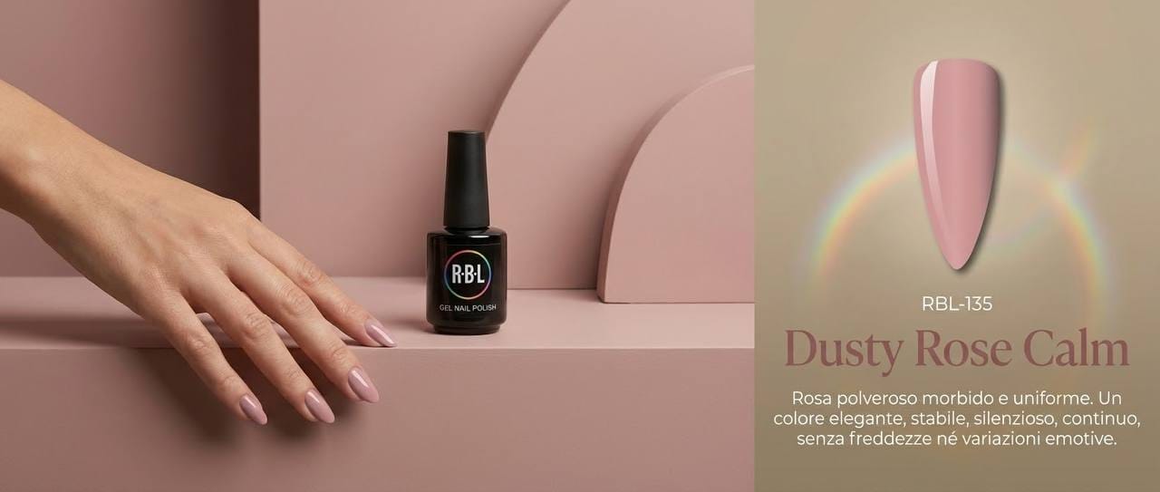 Dusty Rose Calm — smalto gel RBL RBL-135