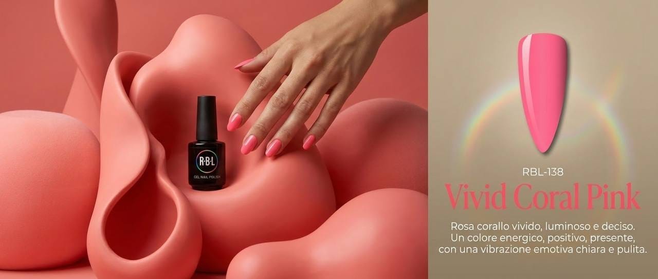 Vivid Coral Pink — smalto gel RBL RBL-138