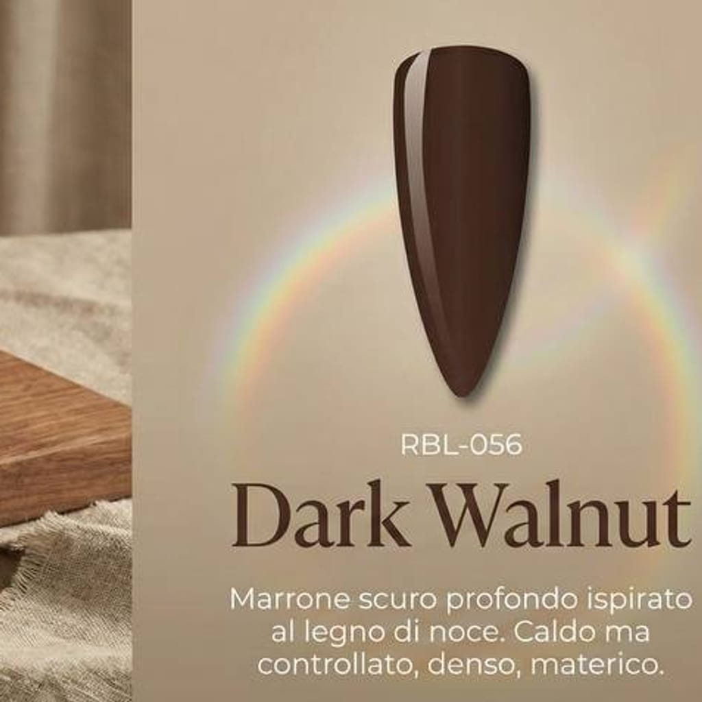 Dark Walnut Wood — smalto gel RBL-056