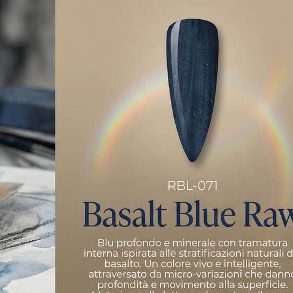 Basalt Blue Raw — smalto gel RBL-071