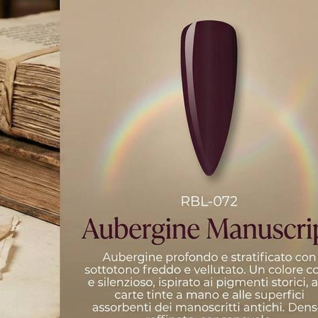 Aubergine Manuscript — smalto gel RBL-072