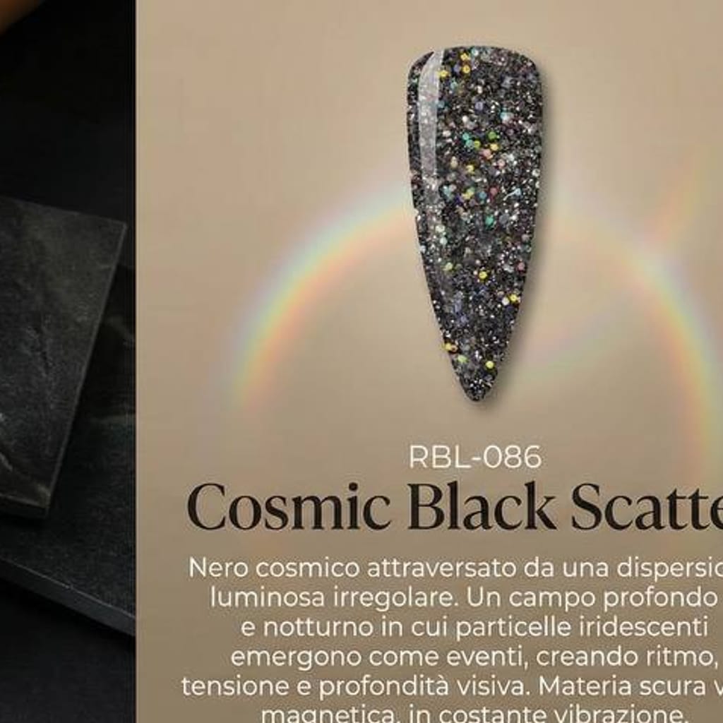 Cosmic Black Scatter — smalto gel RBL-086
