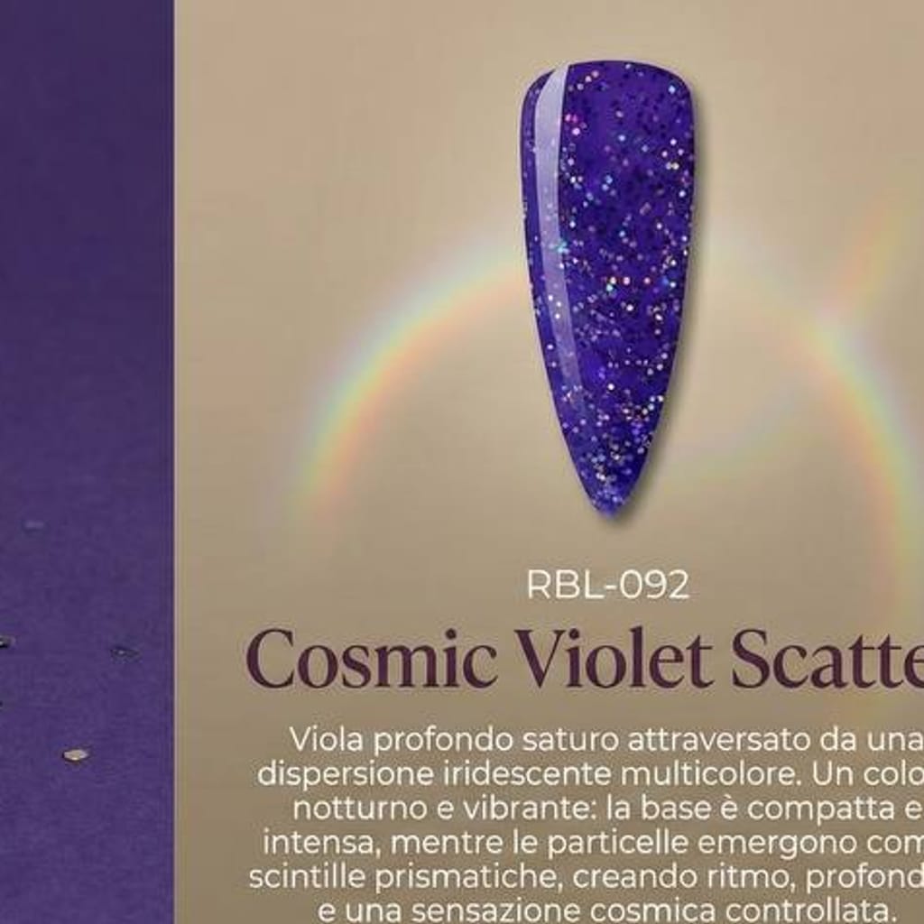 Cosmic Violet Scatter — smalto gel RBL-092
