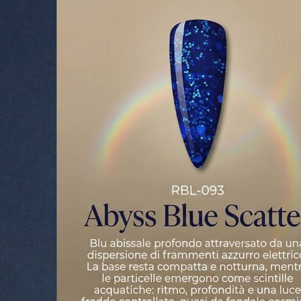 Abyss Blue Scatter — smalto gel RBL-093