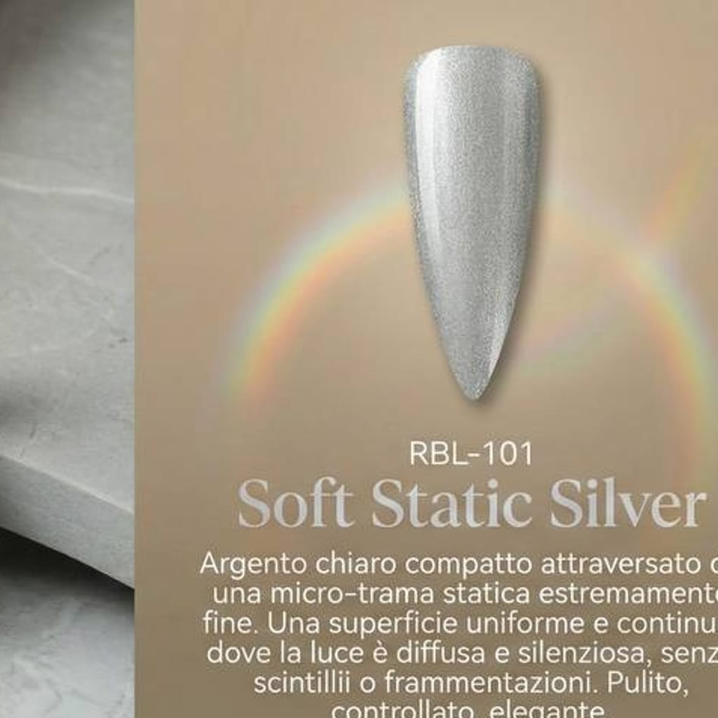 Soft Static Silver — smalto gel RBL-101