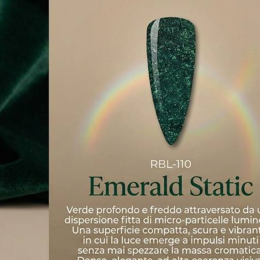 Emerald Static — smalto gel RBL-110