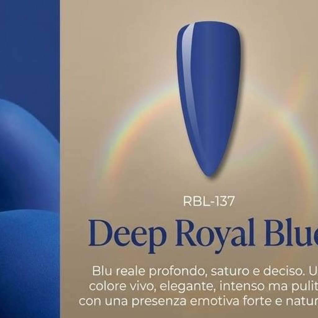 Deep Royal Blue — smalto gel RBL-137